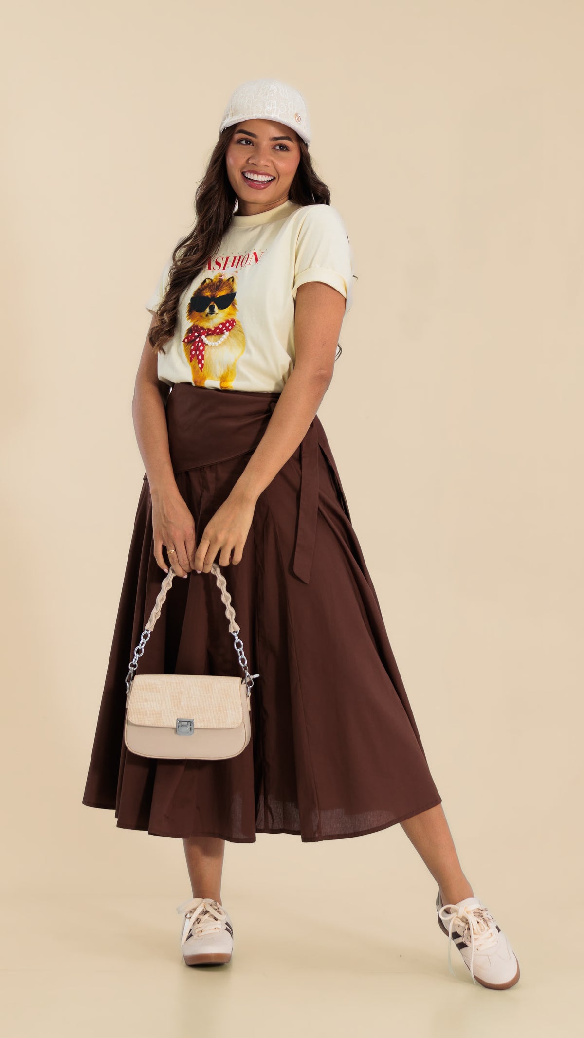 FALDA DAMA POPELINA- 011363