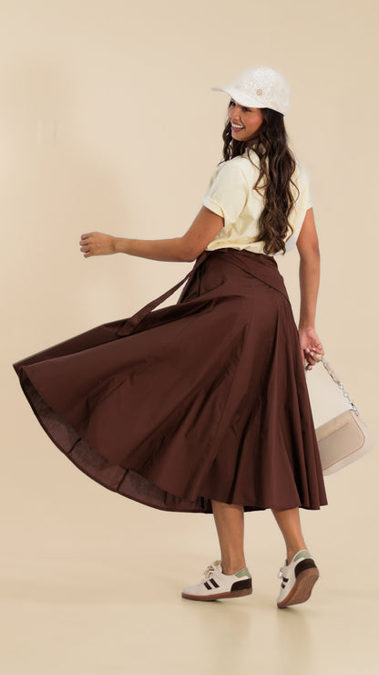 FALDA DAMA POPELINA- 011363