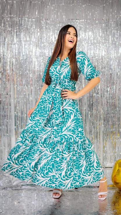 VESTIDO DAMA CREPPE - 023689