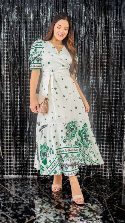 VESTIDO DAMA SATINADO - 023708