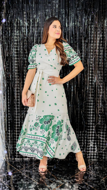 VESTIDO DAMA SATINADO - 023708