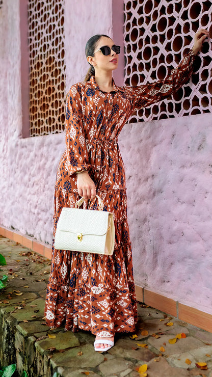 VESTIDO DAMA BOHEMIO - 023740