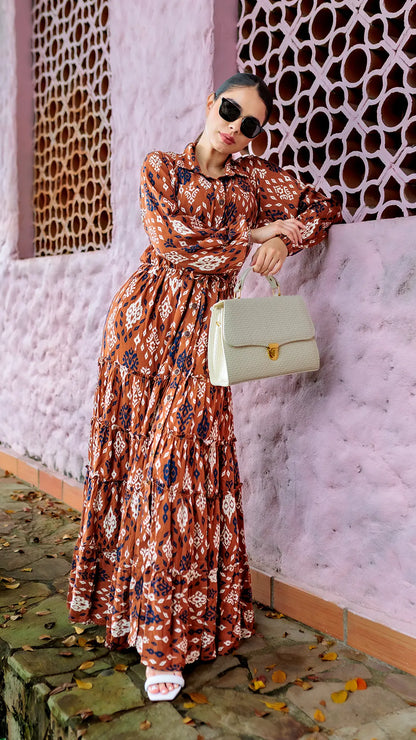 VESTIDO DAMA BOHEMIO - 023740