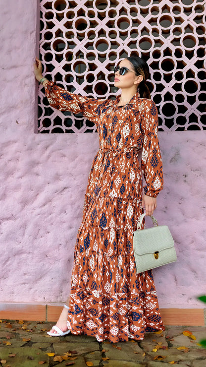 VESTIDO DAMA BOHEMIO - 023740