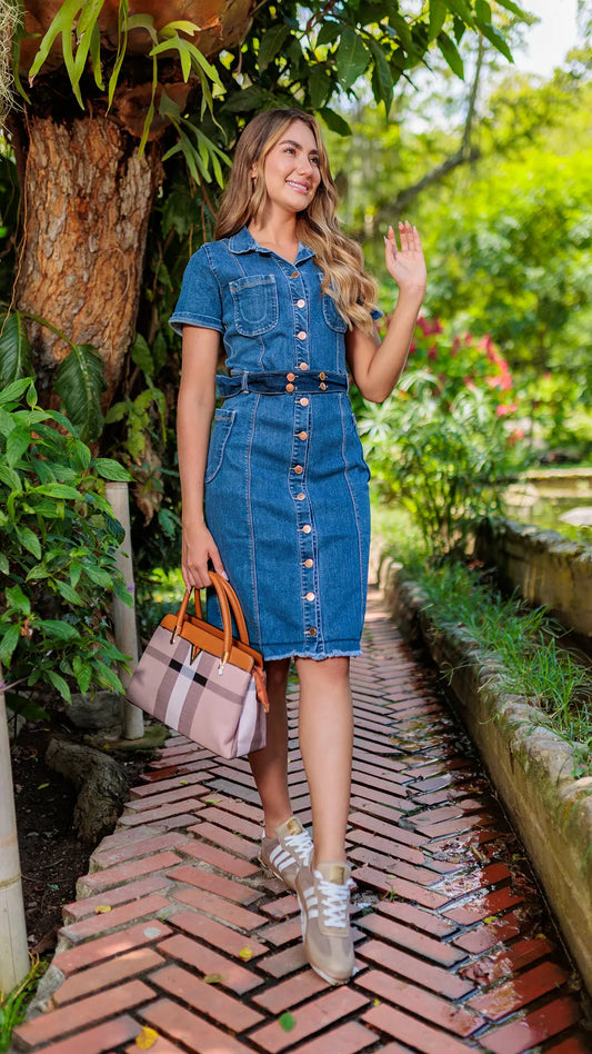 VESTIDO DAMA JEAN -023751