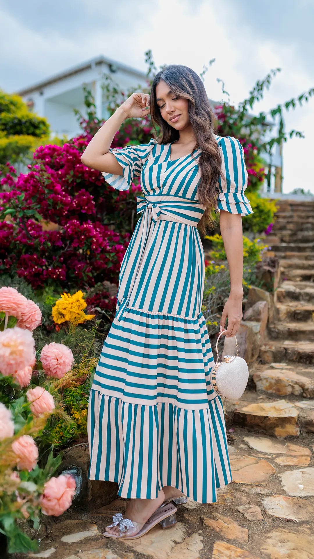 VESTIDO DAMA RAYAS - 023760