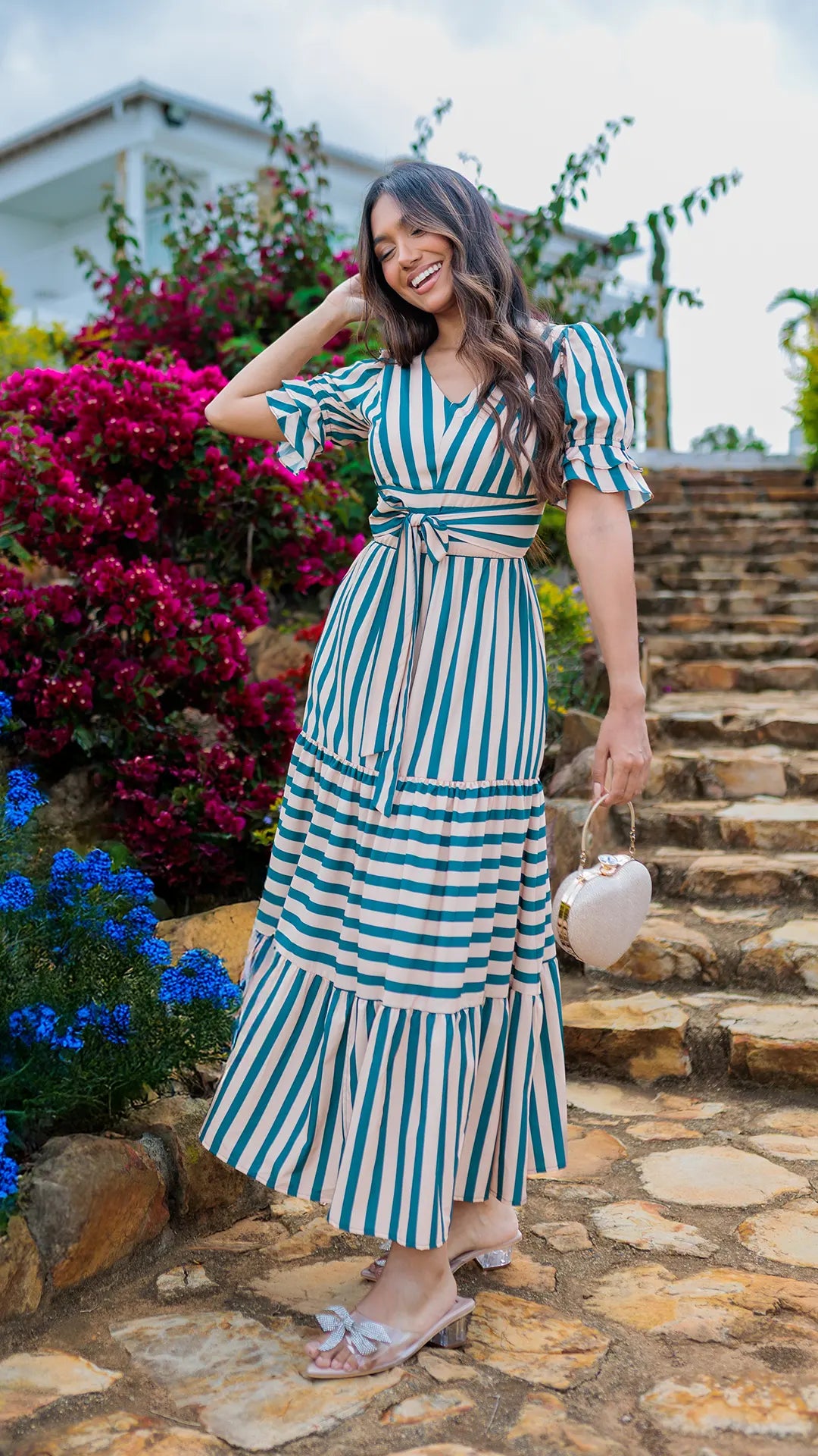 VESTIDO DAMA RAYAS - 023760