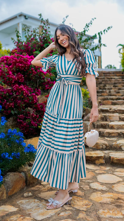 VESTIDO DAMA RAYAS - 023760
