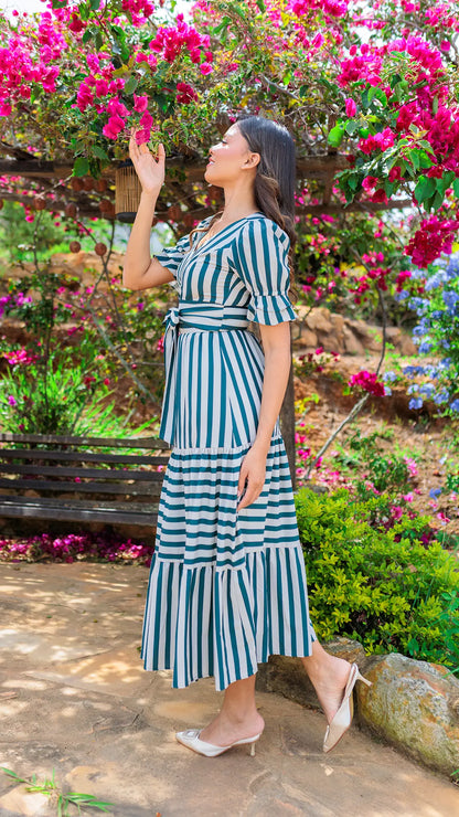 VESTIDO DAMA RAYAS - 023760