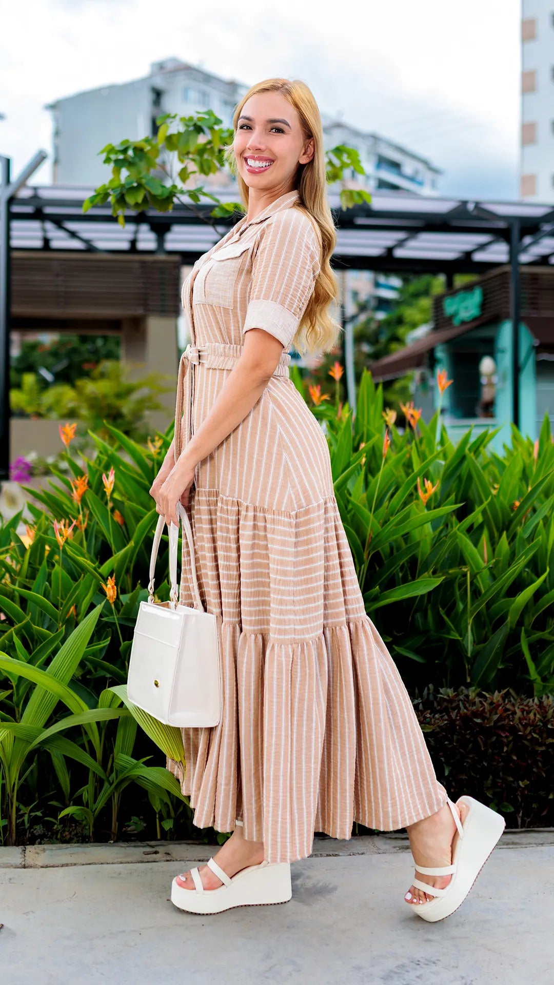 VESTIDO DAMA RAYAS - 023780