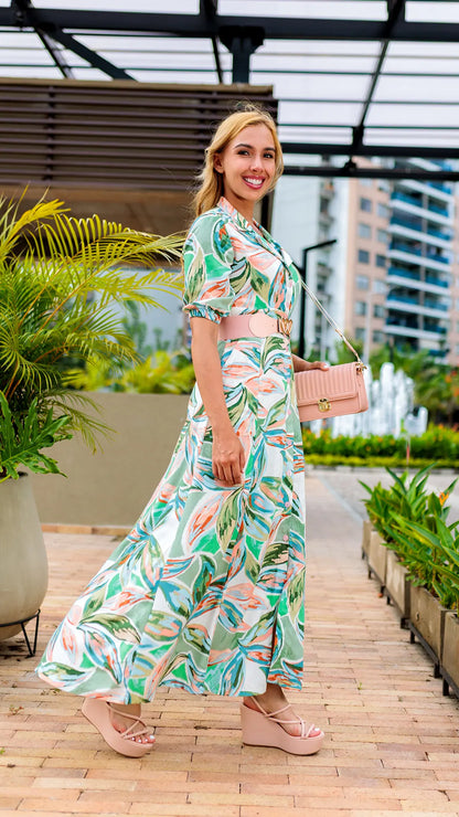 VESTIDO DAMA BOLSILLOS SOBREPUESTOS - 023792