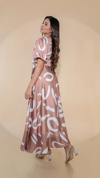VESTIDO DAMA CRUZADO - 023794