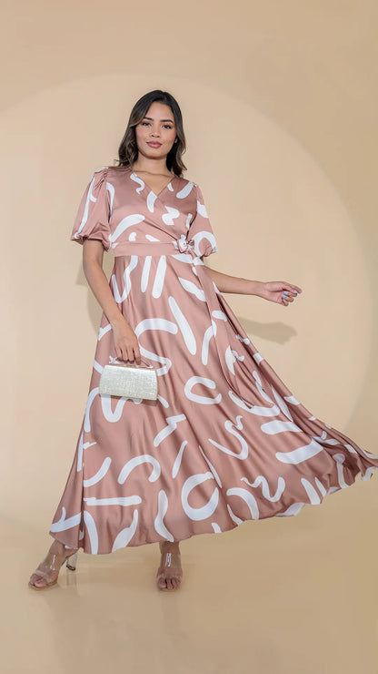 VESTIDO DAMA CRUZADO - 023794