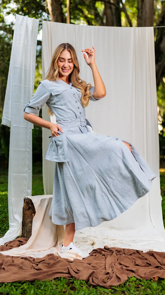 VESTIDO DAMA RIÑONERA - 023806