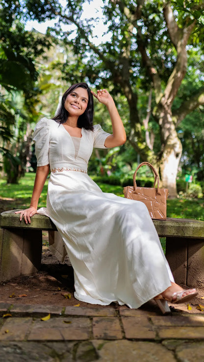 VESTIDO DAMA ESCOTE - 023813