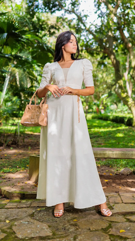 VESTIDO DAMA ESCOTE - 023813