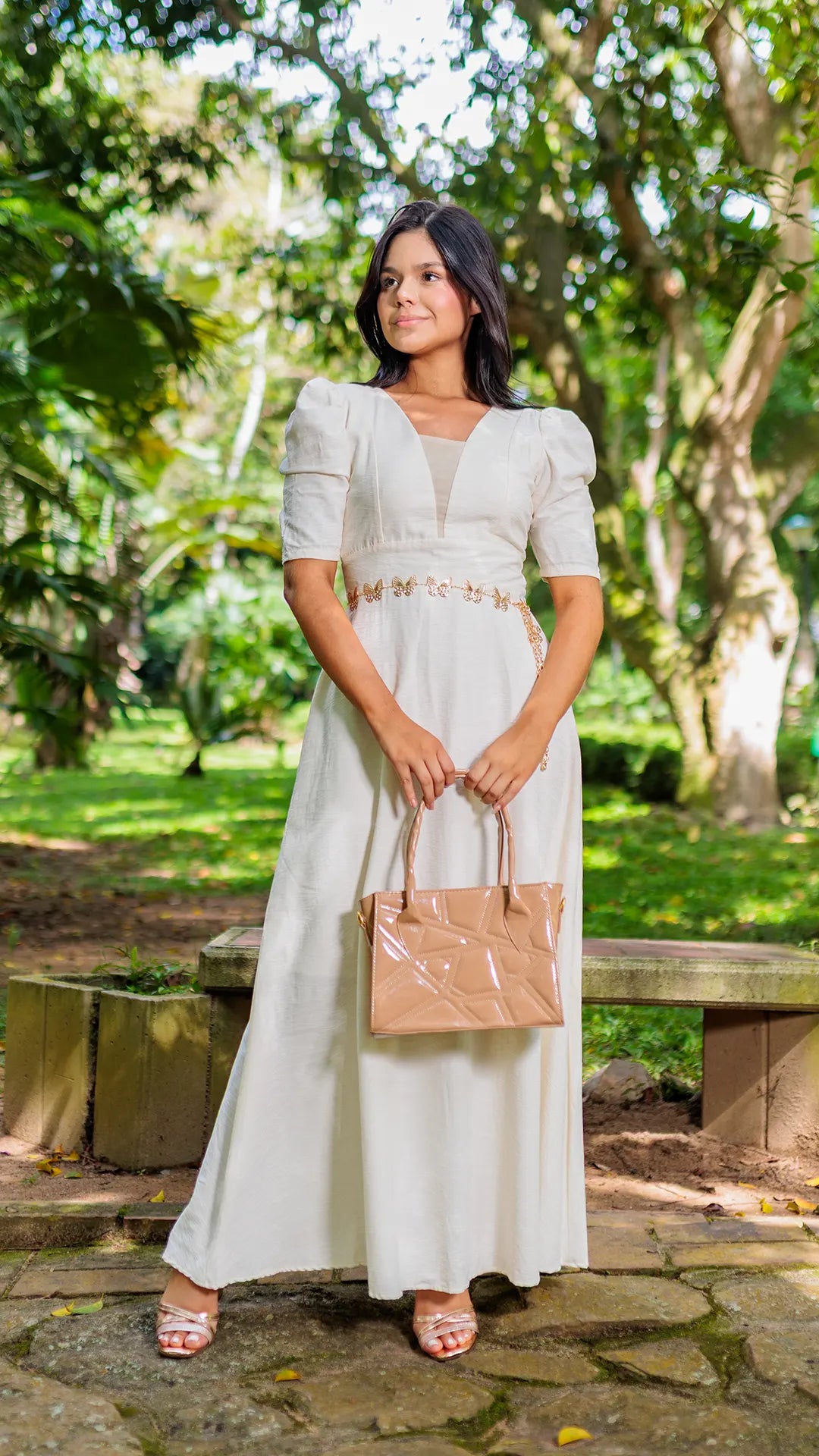 VESTIDO DAMA ESCOTE - 023813