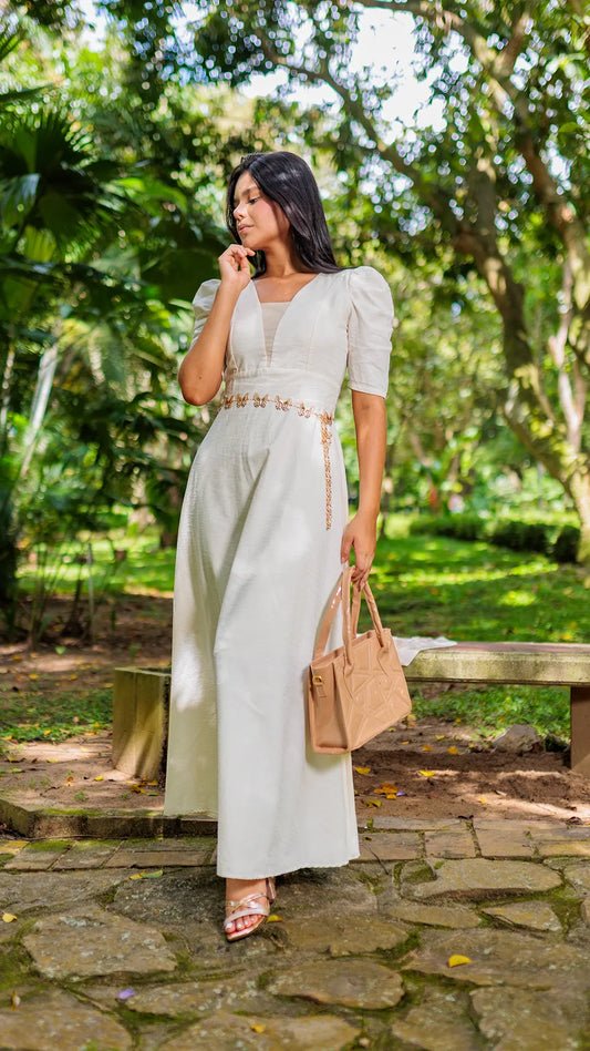 VESTIDO DAMA ESCOTE - 023813