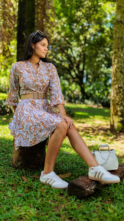 VESTIDO DAMA 3/4 - 023815