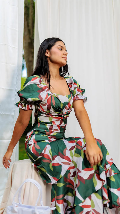 VESTIDO DAMA ANUDADO - 023818