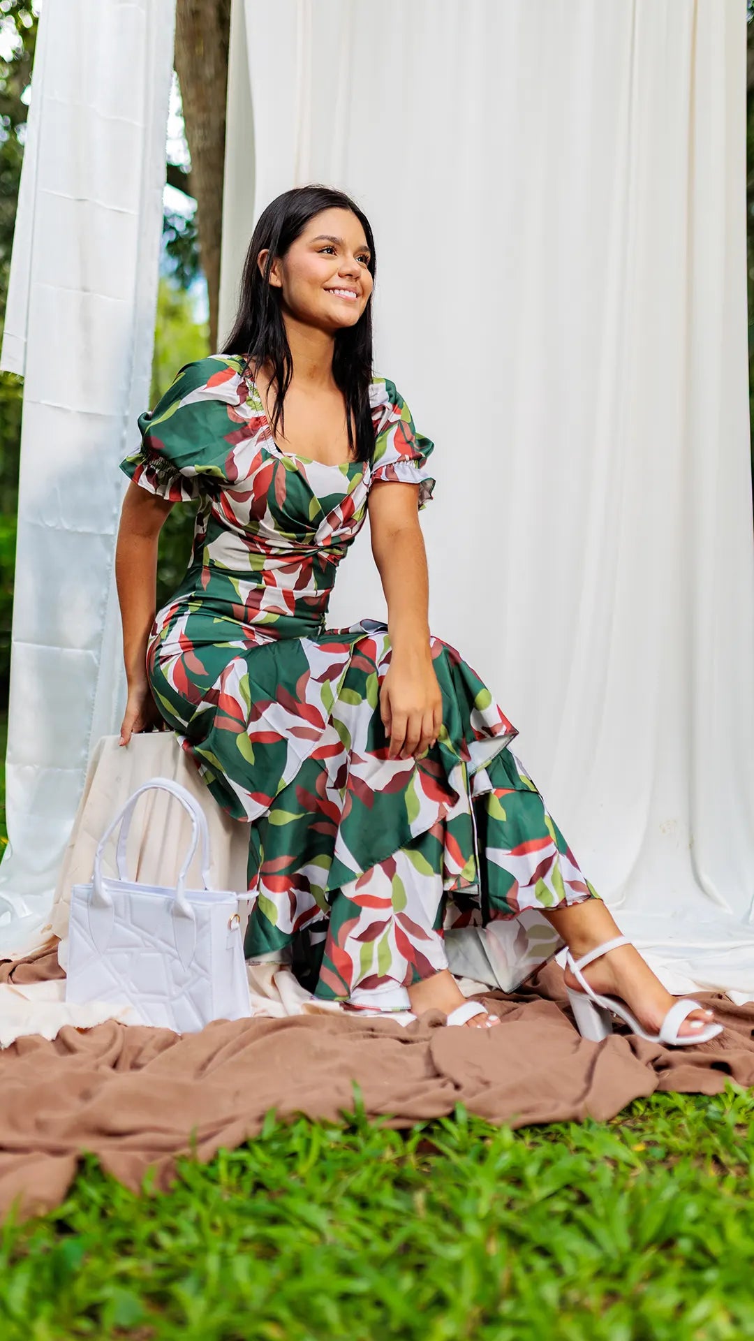 VESTIDO DAMA ANUDADO - 023818