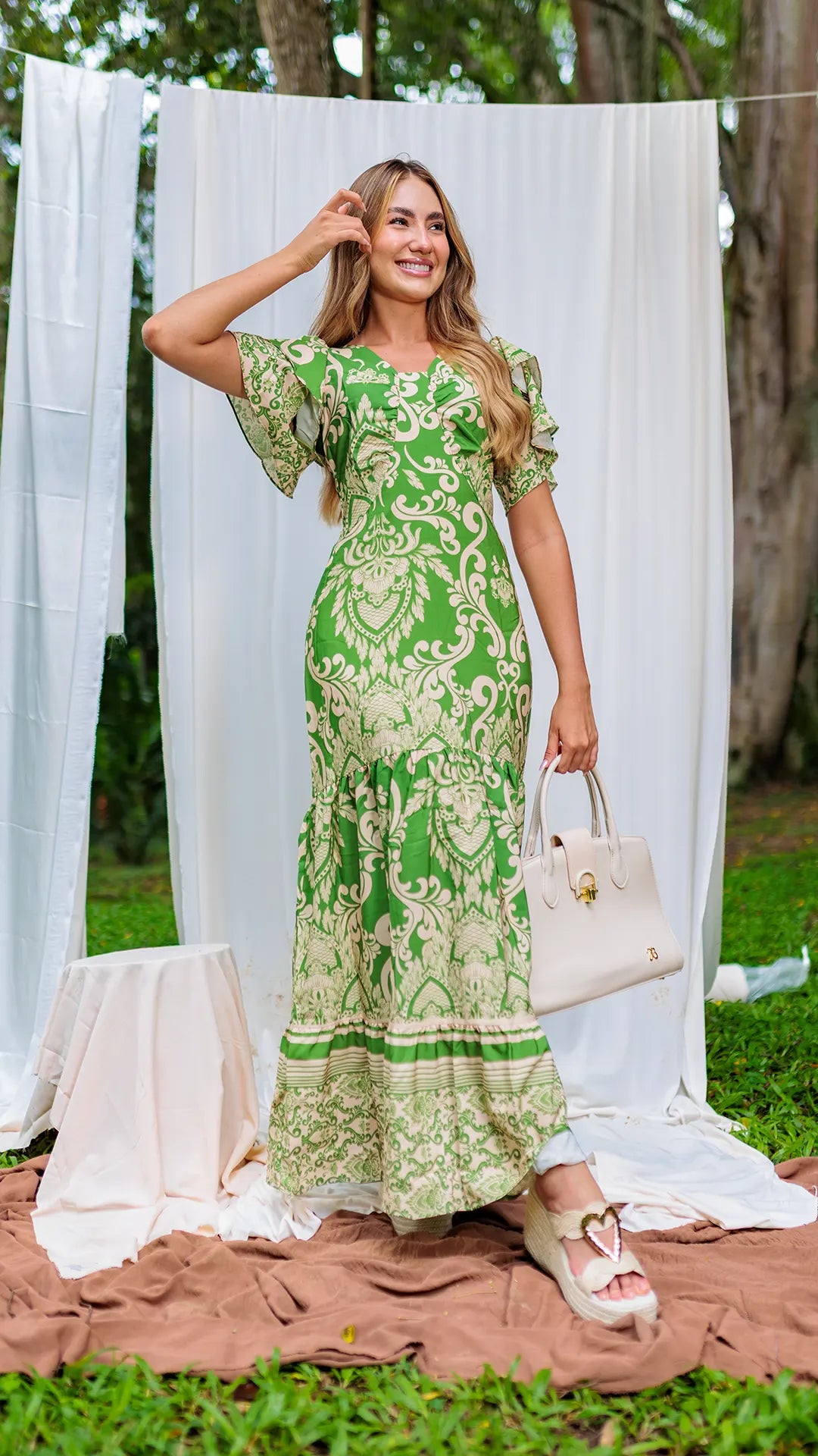 VESTIDO DAMA FRUNCIDO - 023820