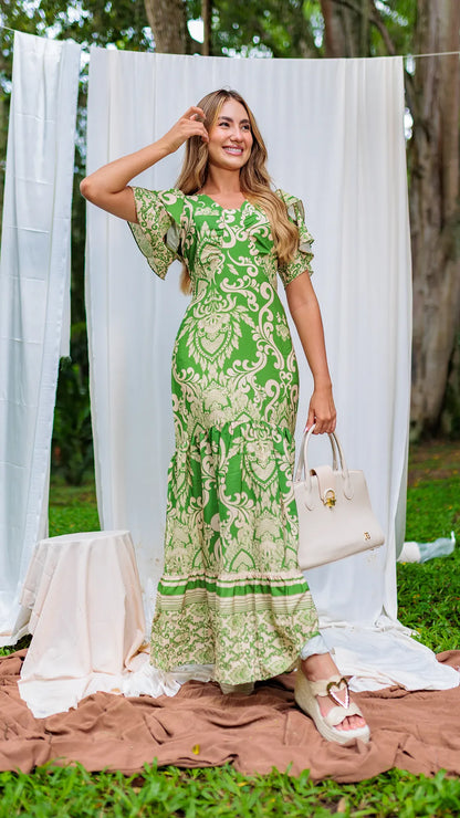 VESTIDO DAMA FRUNCIDO - 023820