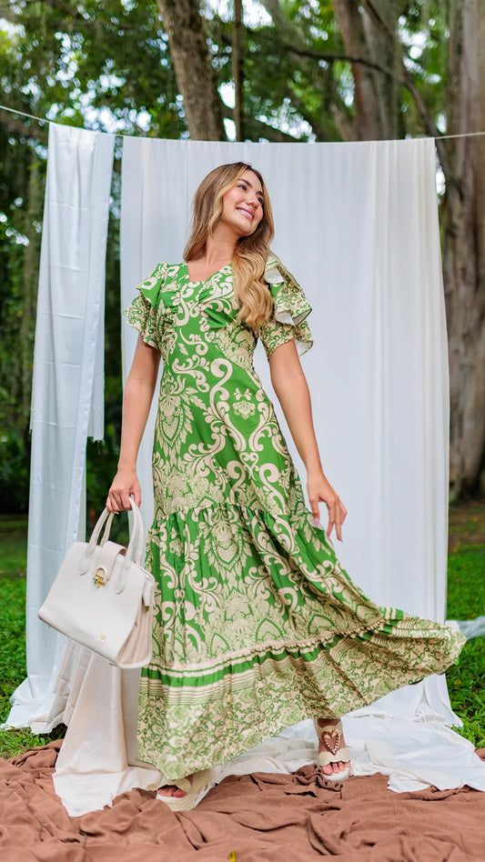 VESTIDO DAMA FRUNCIDO - 023820