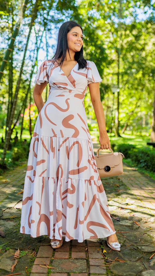 VESTIDO DAMA CRUZADO - 023831