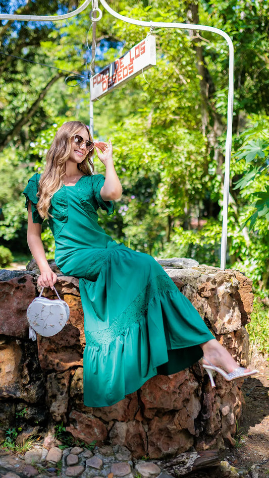 VESTIDO DAMA TORCHON - 023835