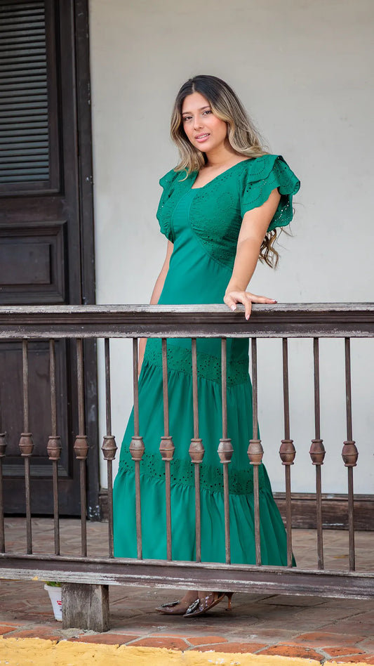 VESTIDO DAMA TORCHON - 023835