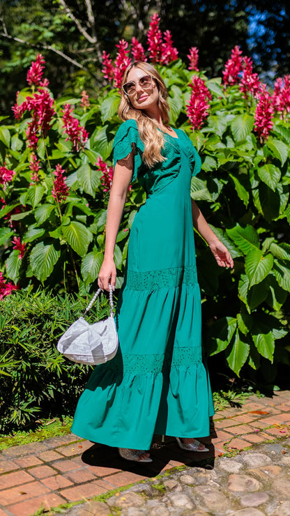 VESTIDO DAMA TORCHON - 023835