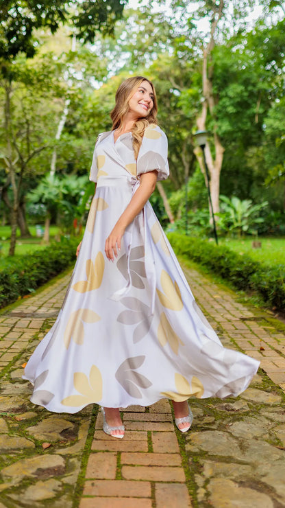 VESTIDO DAMA MOÑO - 023837