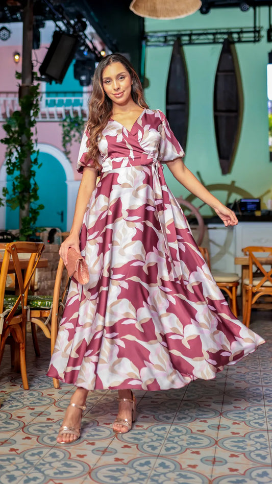 VESTIDO DAMA CRUZADO- 023837