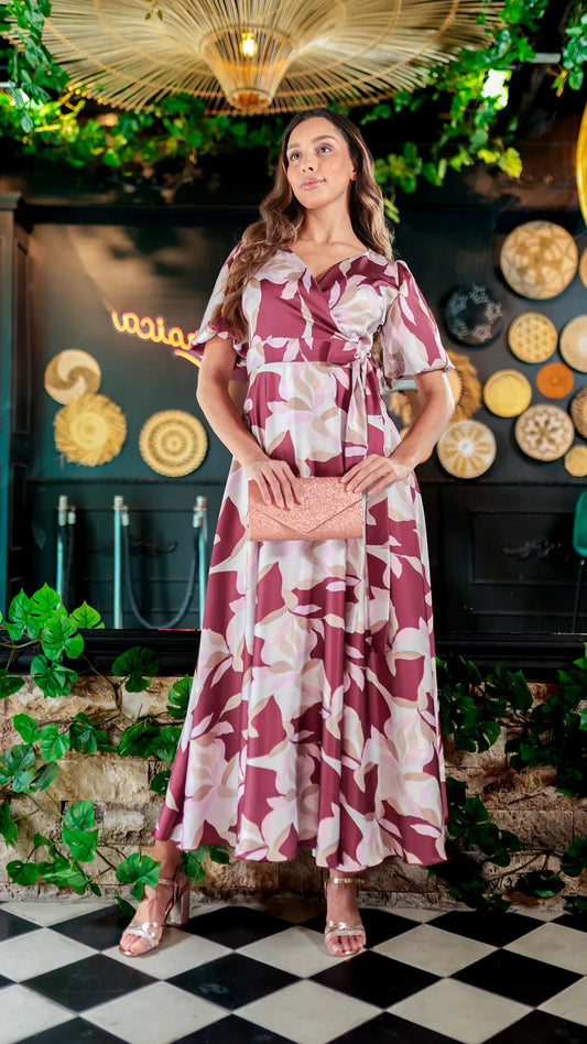 VESTIDO DAMA CRUZADO- 023837