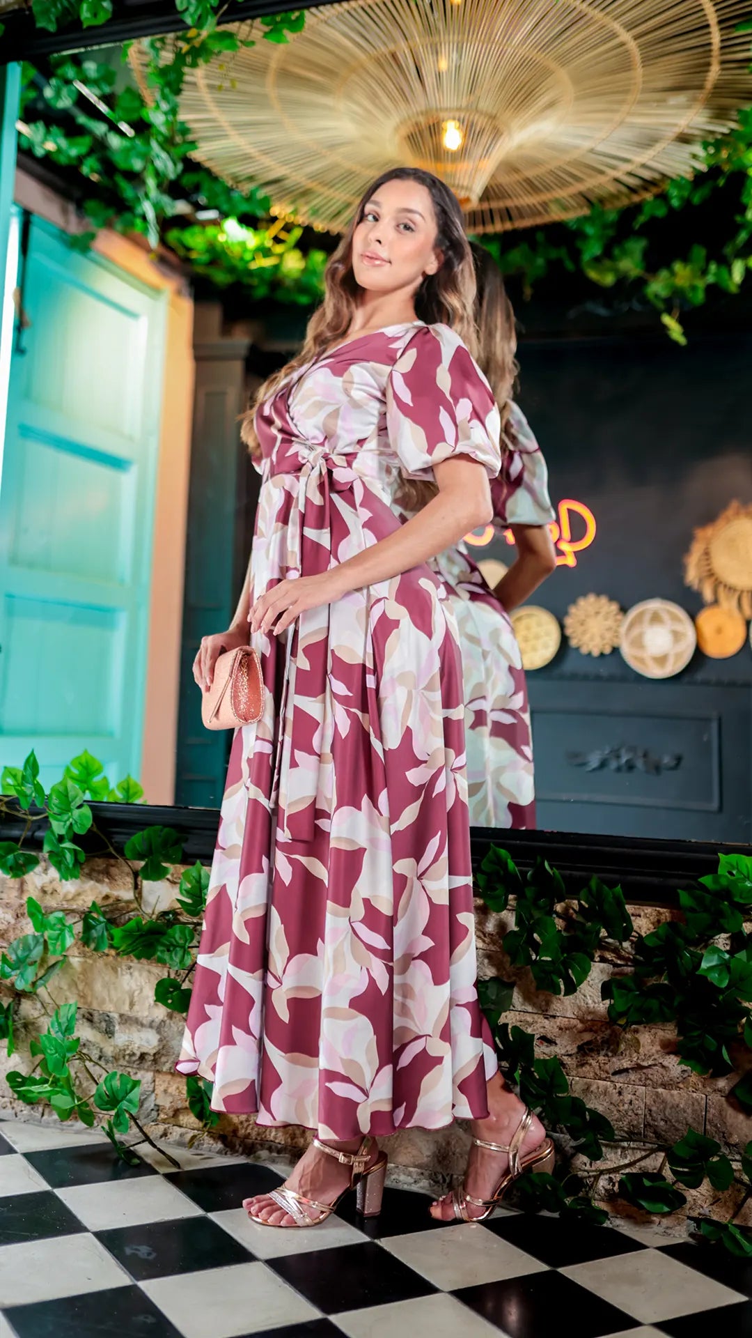 VESTIDO DAMA CRUZADO- 023837