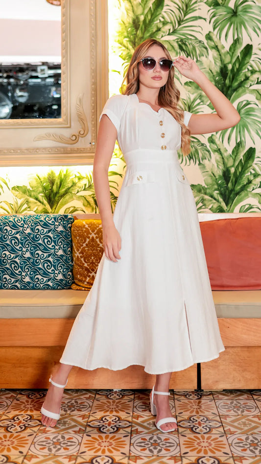 VESTIDO DAMA TRICOLOR- 023839