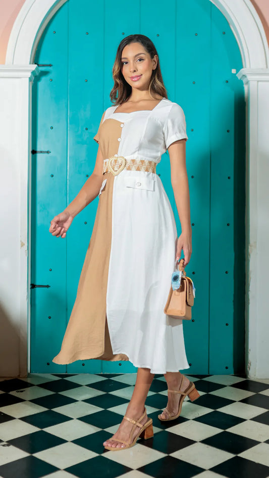 VESTIO DAMA TRICOLOR-  023839