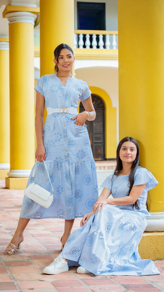 VESTIDO DAMA CUELLO DE BOLIVAR - 023850