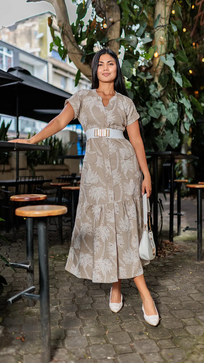 VESTIDO DAMA CUELLO DE BOLIVAR - 023850