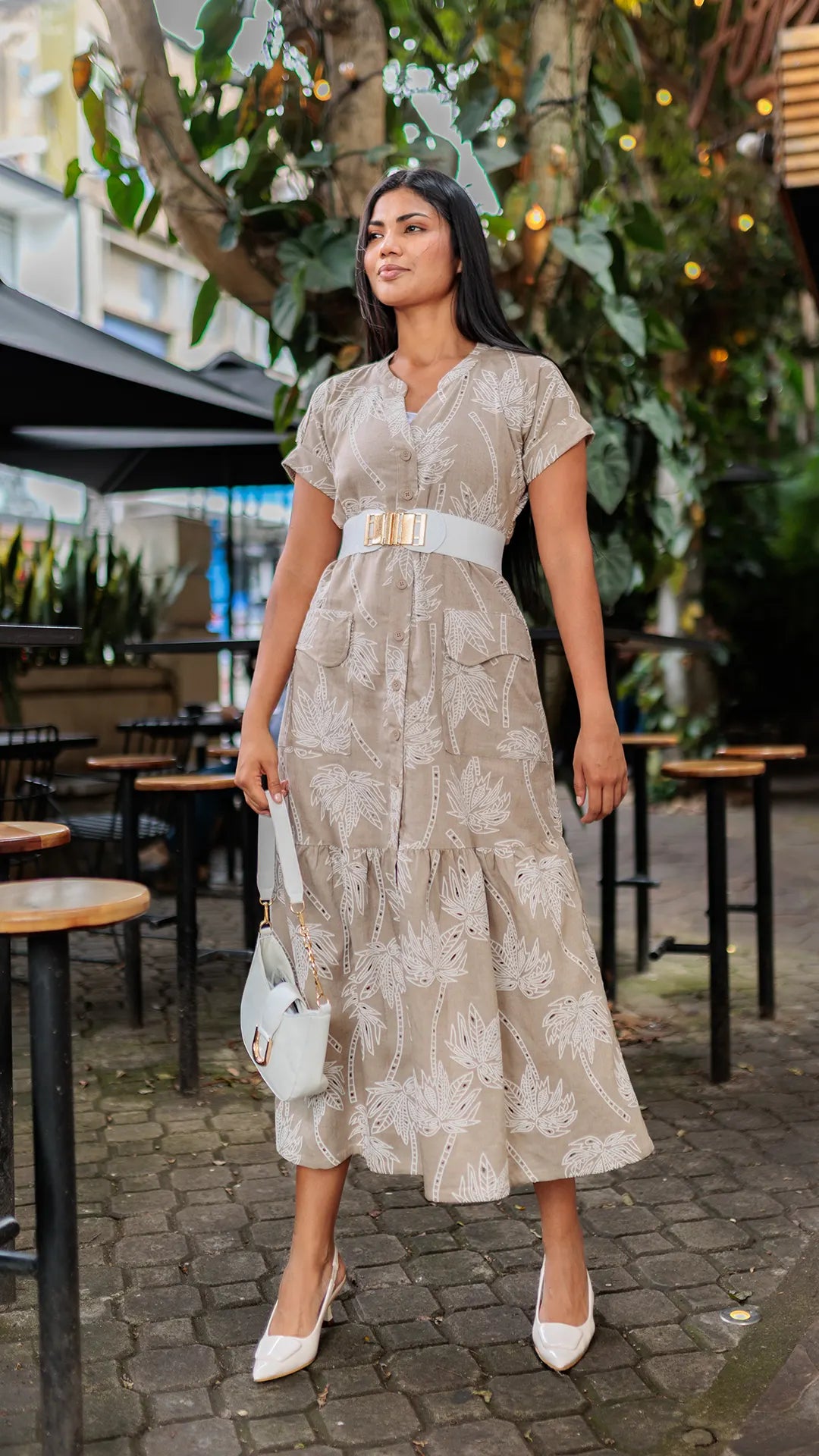 VESTIDO DAMA CUELLO DE BOLIVAR - 023850