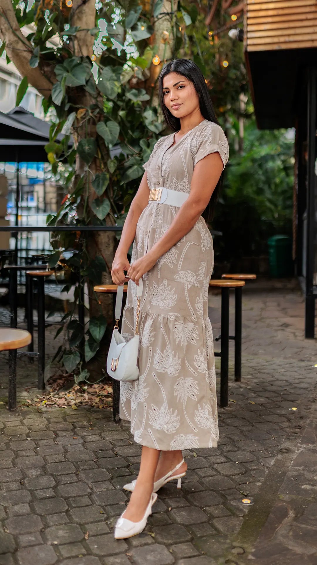 VESTIDO DAMA CUELLO DE BOLIVAR - 023850