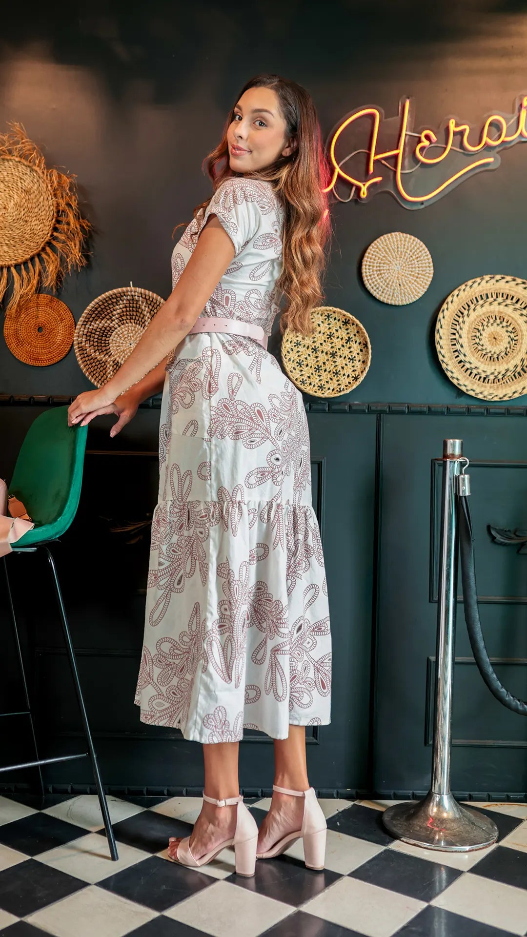 VESTIDO DAMA CUELLO BOLIVAR- 023850