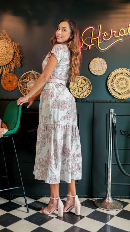 VESTIDO DAMA CUELLO BOLIVAR- 023850