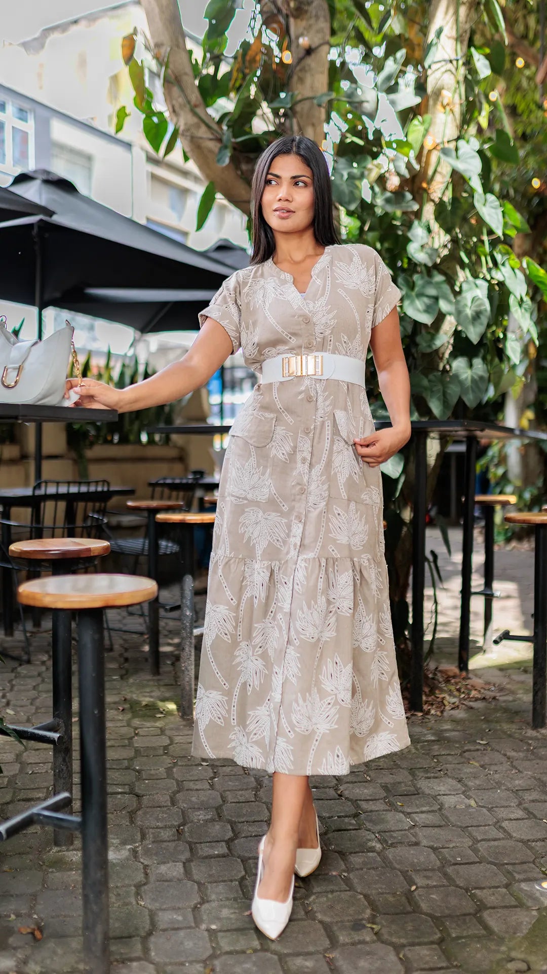 VESTIDO DAMA CUELLO DE BOLIVAR - 023850