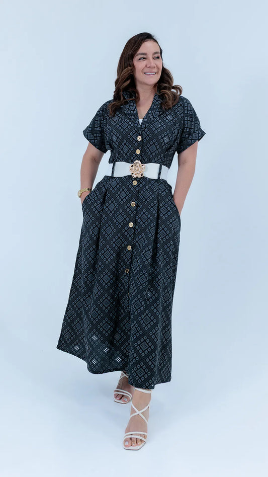 VESTIDO DAMA LARGO- 023860