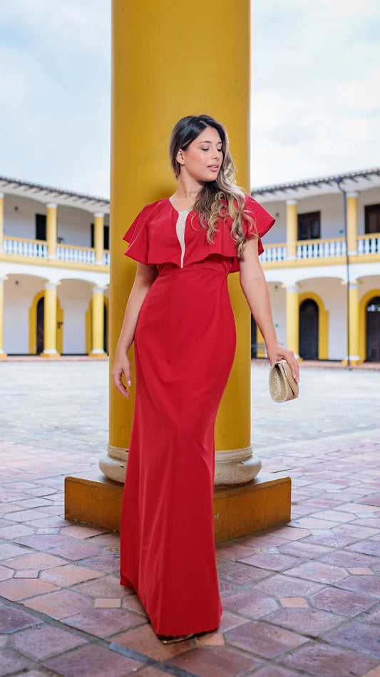 VESTIDO DAMA SOLAPA - 023867