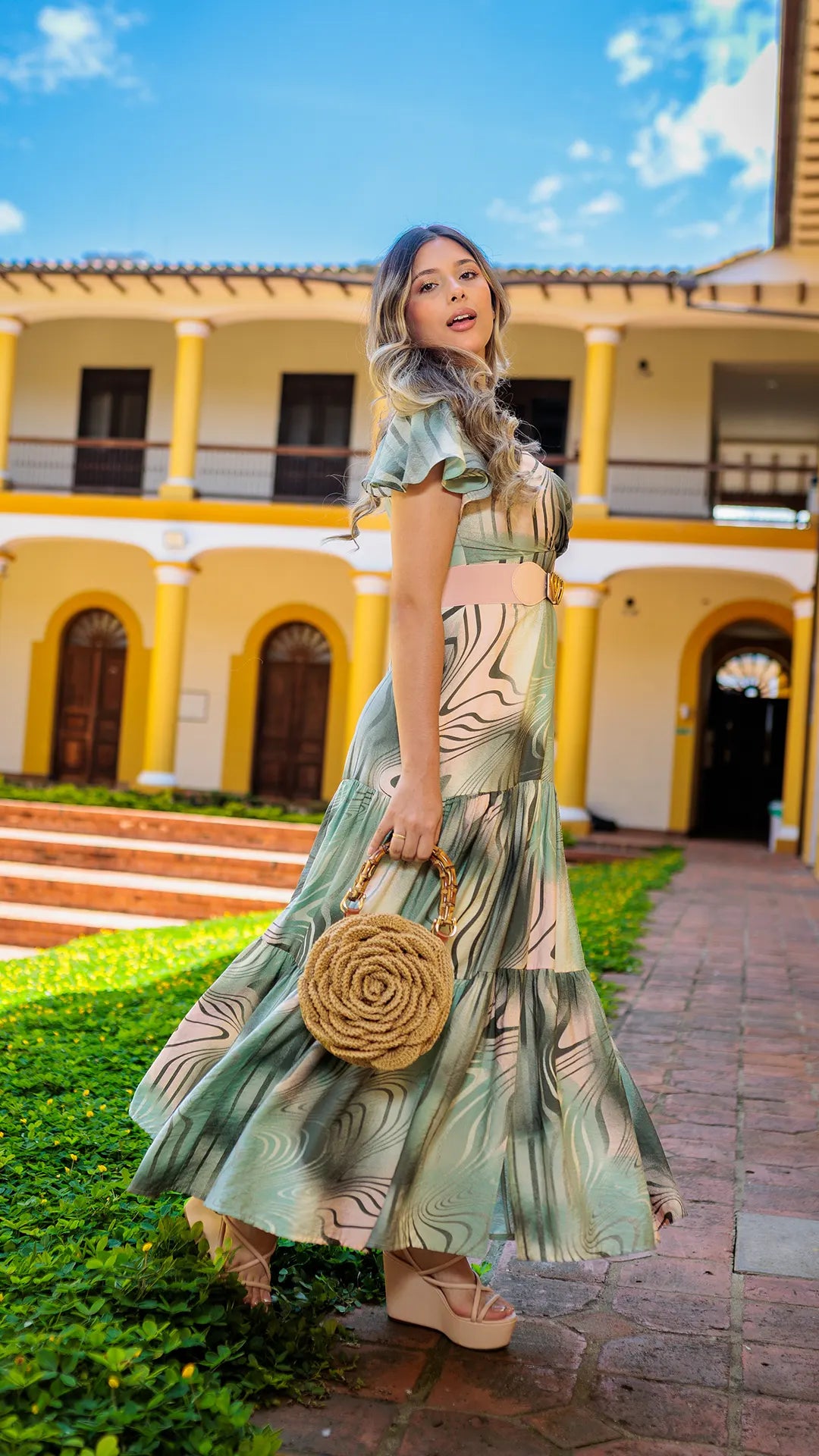 VESTIDO DAMA CRUZADO - 023870