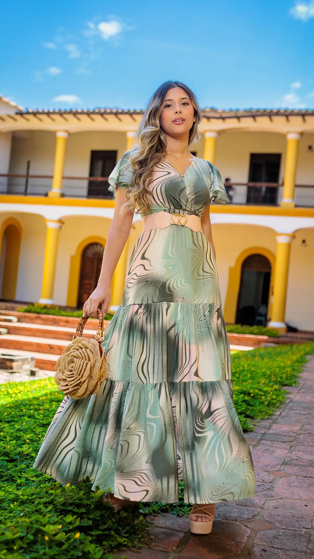 VESTIDO DAMA CRUZADO - 023870
