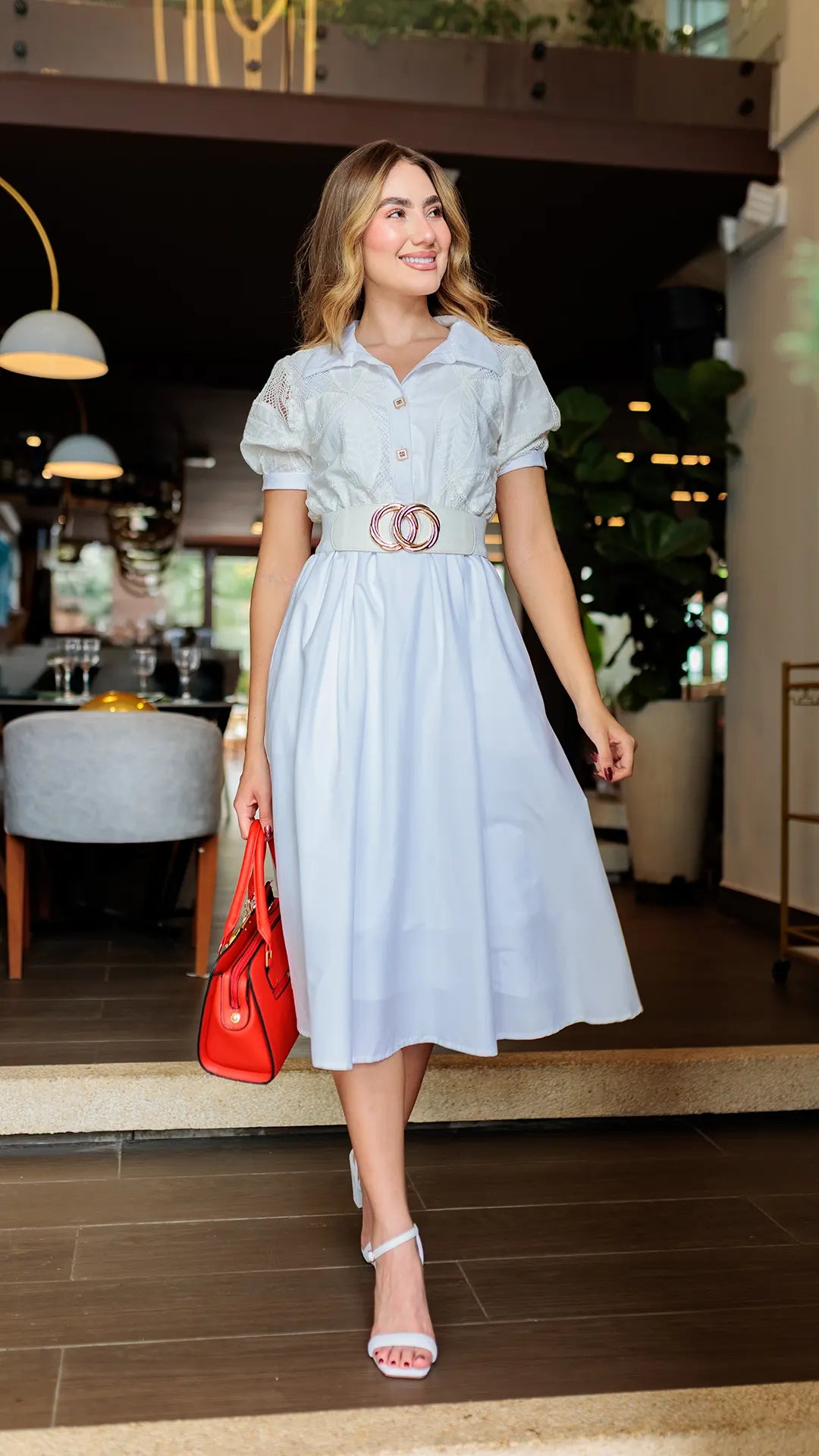 VESTIDO DAMA TORCHON- 023878